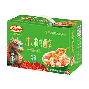 龍丹木糖醇八寶粥方便粥方便食品320gx12罐