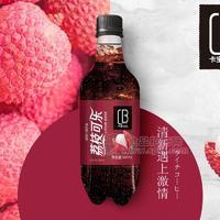 卡寶荔枝可樂含氣風味飲料瓶裝招商500ml