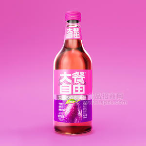 大餐自由西梅复合果汁汽水330ml