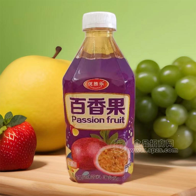 优胜乐百香果风味饮料1L