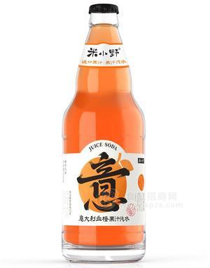 米小野意大利血橙果汁汽水520ml