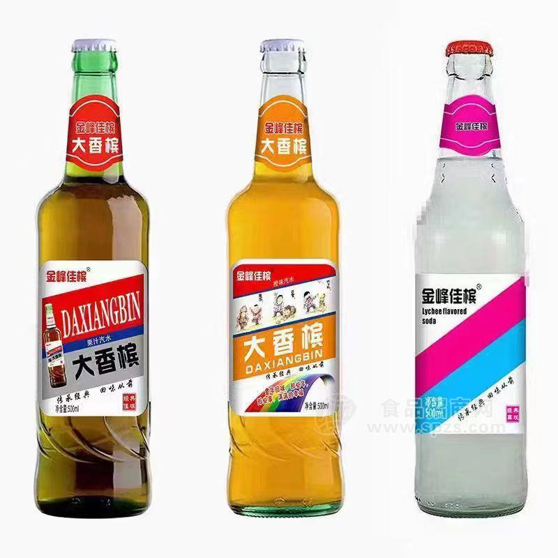 金峰佳槟荔枝味果汁汽水碳酸饮料瓶装招商