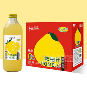 味傲香柚＋胡柚大瓶裝復合果汁飲料0脂肪0色素雙柚汁箱裝招商1