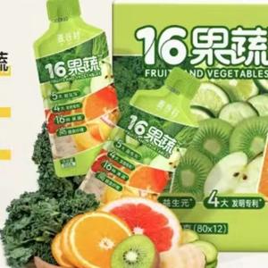 果蔬液体沙拉复合果蔬汁高膳食纤维益生元代餐80g