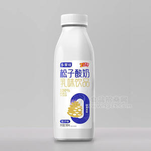 樂翠坊松子酸奶乳味飲品乳飲料500ml