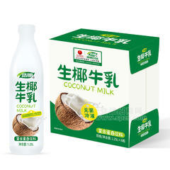 浩明生椰牛乳复合蛋白饮料箱装餐饮招商1.25L×6瓶
