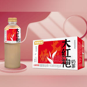 唯唯倍健大红袍奶茶风味饮料无菌冷灌箱装招商620g×15瓶