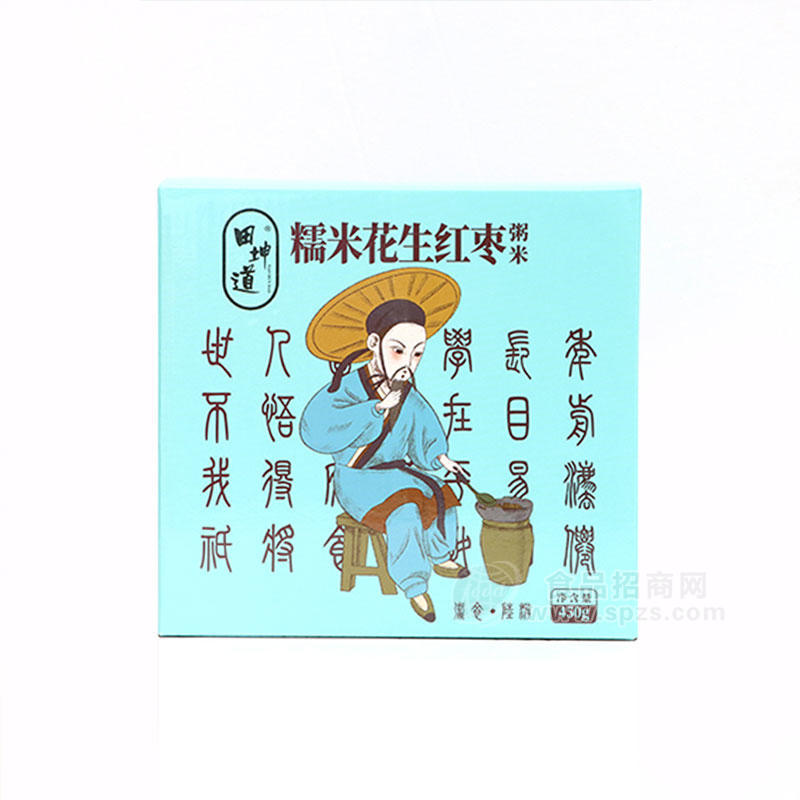 田坤道糯米花生红枣粥米450g