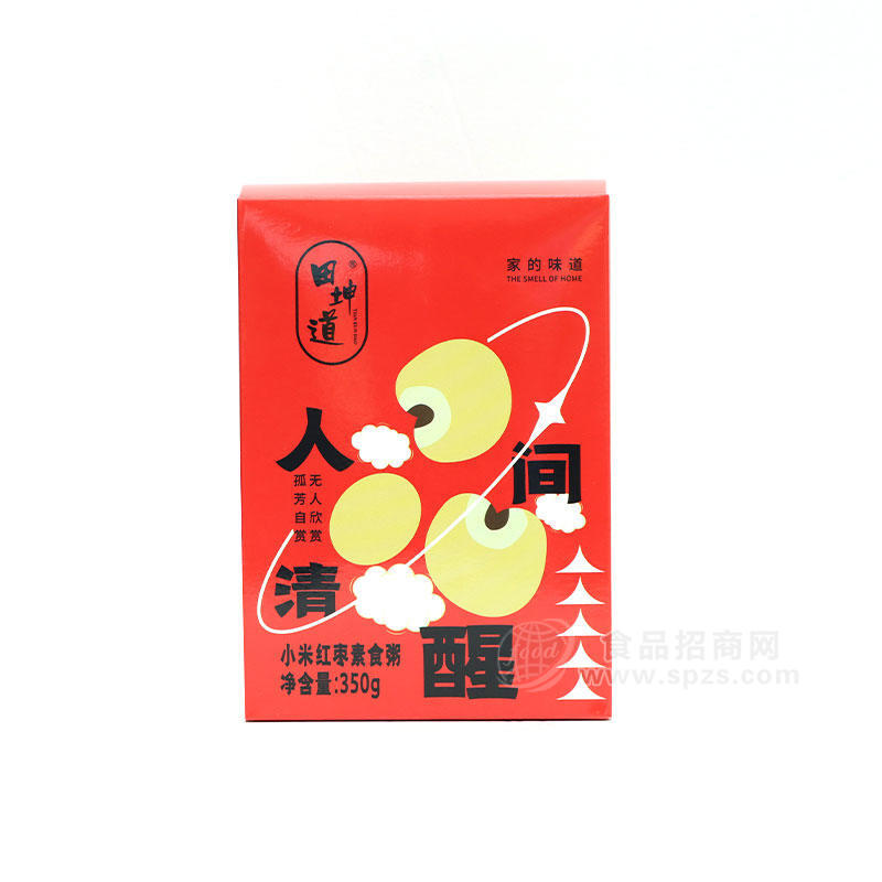 田坤道小米红枣素食粥方便食品350g