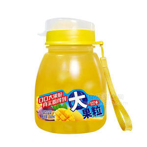 芒果百香果味大果粒果肉混合饮料厂家招商580ml
