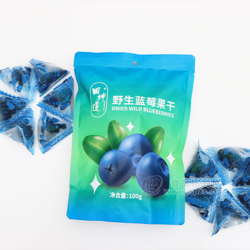 田坤道野生蓝莓干休闲食品100g