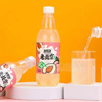 冰乐动老北京汽水蜜桃味瓶装招商480ml