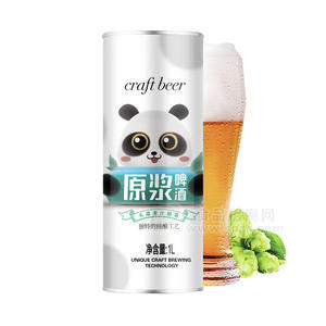 原浆啤酒头道麦汁酿造罐装招商1L