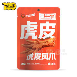 一井二家香辣味虎皮鳳爪休閑食品100g