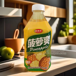 優(yōu)勝樂菠蘿爽風(fēng)味飲料1L招商