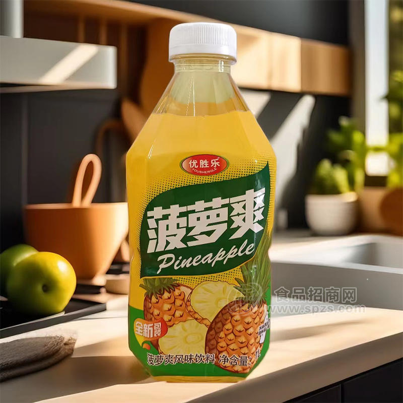 优胜乐菠萝爽风味饮料1L招商
