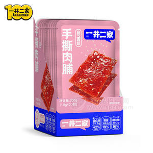 一井二家白芝麻味手撕肉脯休閑食品200g