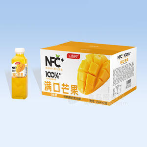 春尚好NFC芒果果肉復(fù)合果汁飲料490mlx15瓶