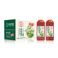 小轻甘青柑普洱无糖复合茶饮料箱装招商900ml×12瓶