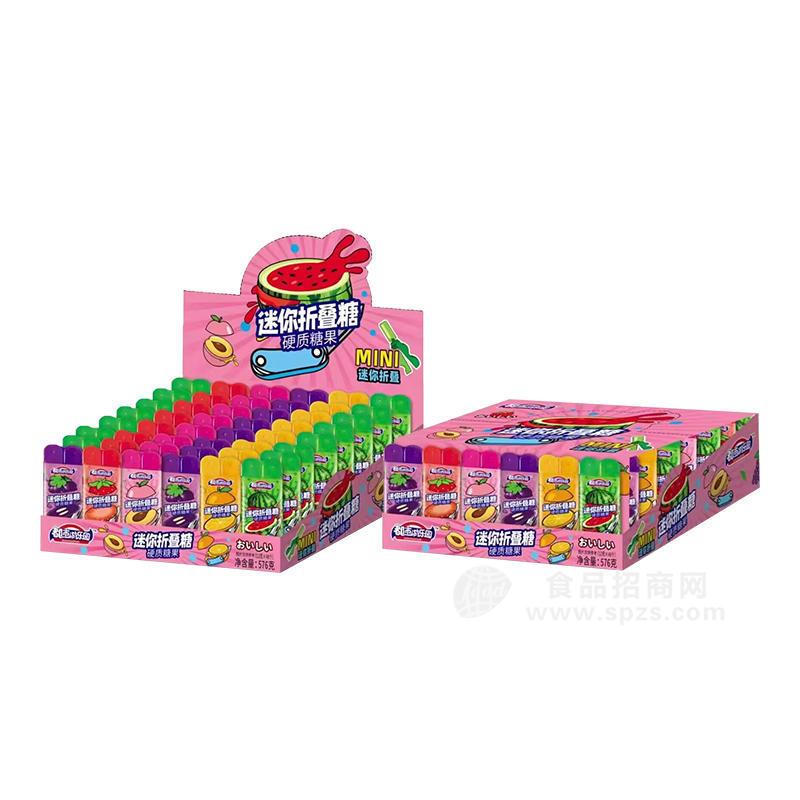 迷你折叠糖硬质糖果休闲食品576g