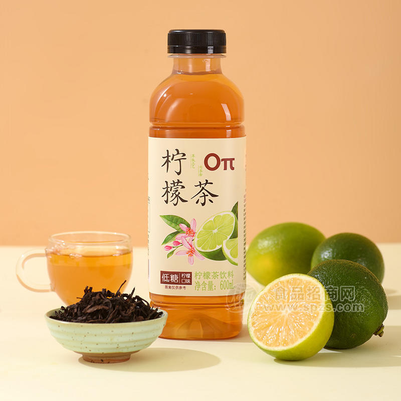 柠檬茶低糖柠檬口味柠檬茶饮料瓶装招商600ml