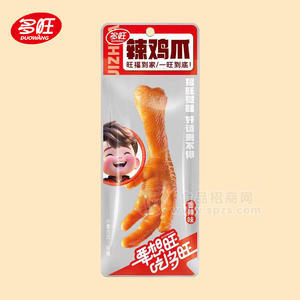 多旺香辣味辣雞爪休閑食品計(jì)量稱重