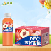 增健NFC佐餐蜜桃味60%含量復(fù)合果汁飲料480mlx15瓶