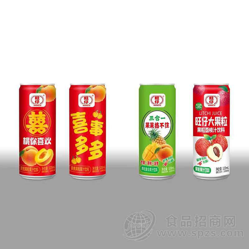 旺仔果粒果汁饮料320ml