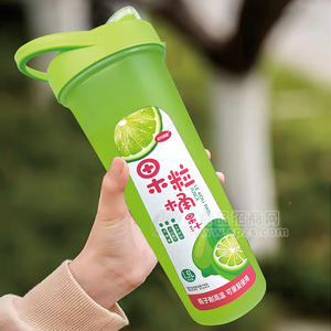 冰芬青春果粒桶果汁青檸金桔復(fù)合果汁飲料1.5L