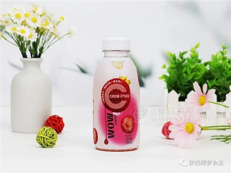 汉水绿梦杨梅葡萄汁复合果汁饮料380ml