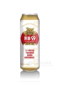 原釀99啤酒500ml易拉罐裝聽(tīng)裝啤酒精釀啤酒原漿啤酒