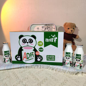 趣多星AD钙乳酸菌风味饮品乳饮料箱装招商220ml×24瓶