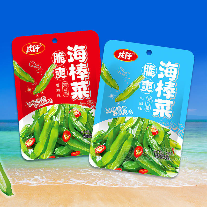 庆仔香辣味山椒味海棒菜休闲食品70g