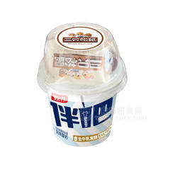 三只松鼠伴吧混合坚果生牛乳发酵风味酸奶饮品杯装招商180g