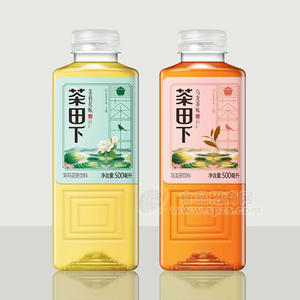 茶田下茶饮料瓶装招商500ml