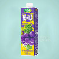 伍小福葡萄味果汁饮料瓶装招商1L