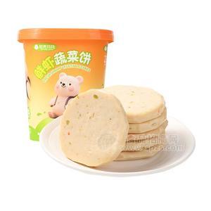 樹殼瑪瑪鮮蝦蔬菜餅烘焙食品桶裝招商