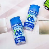 視界牧場VC薄荷爽口含片藍莓味薄荷糖休閑食品糖22g