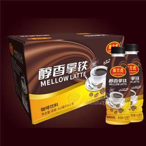 南方虎醇香拿铁咖啡饮料410ml×15瓶