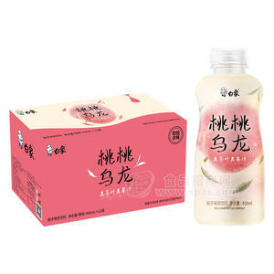 白象桃桃烏龍?zhí)易游恫栾嬃舷溲b招商450ml×15瓶