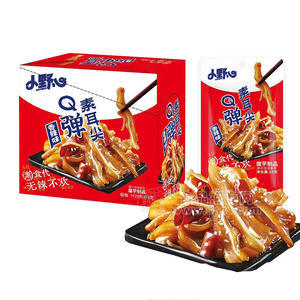 小野心香辣味Q弹素耳尖魔芋制品休闲零食盒装招商18g×20包