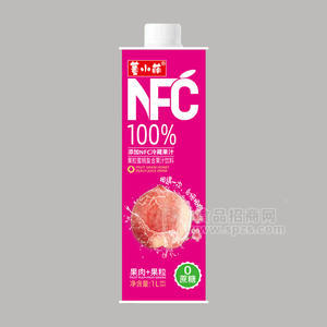 董小萌NFC果粒蜜桃復(fù)合果汁飲料0蔗糖招商1L