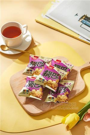 胡老大锅巴酱香牛肉味办公室小零食