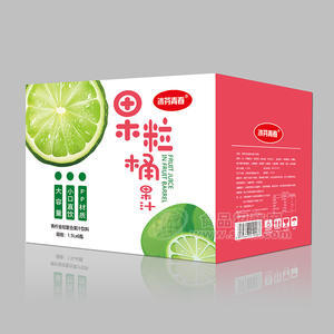 冰芬青春果粒桶果汁青柠金桔复合果汁饮料1.5Lx6瓶