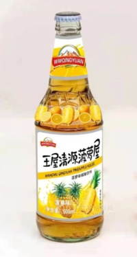 王屋清源菠蘿味碳酸飲料500ml