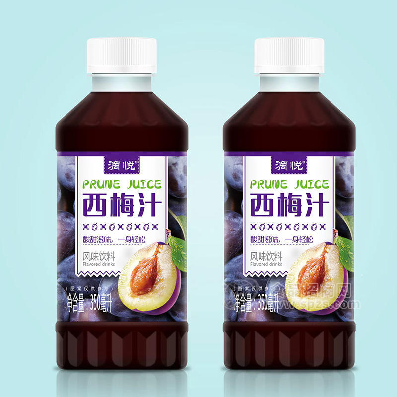 滴悅西梅汁風味飲料瓶裝招商350ml