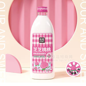 酸甜日记白桃果肉芝士酸奶饮品乳饮料1L