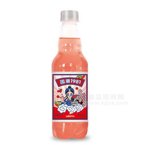 國潮1981山楂味懷舊風(fēng)味汽水瓶裝招商468ml