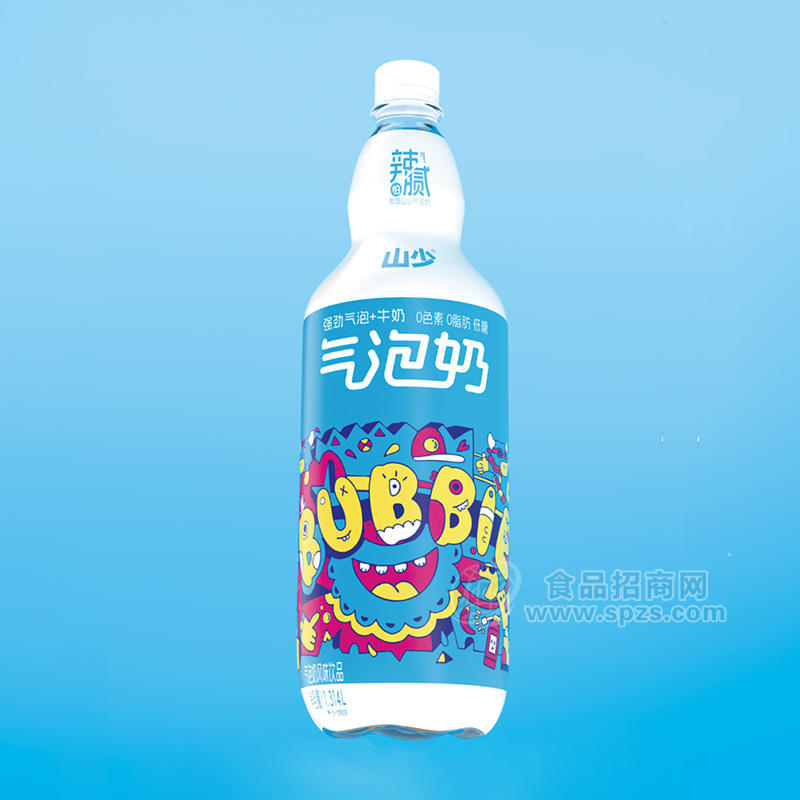 山少气泡奶风味饮品1.314L