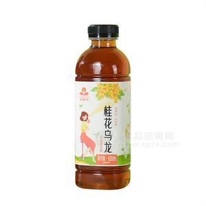 益正元桂花烏龍無(wú)糖烏龍茶飲料瓶裝招商600ml